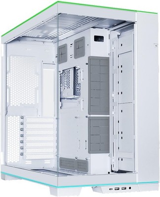 Lian Li O11D EVO RGB Weiß | ATX PC-Gehäuse aus Stahl, Aluminium & Tempered