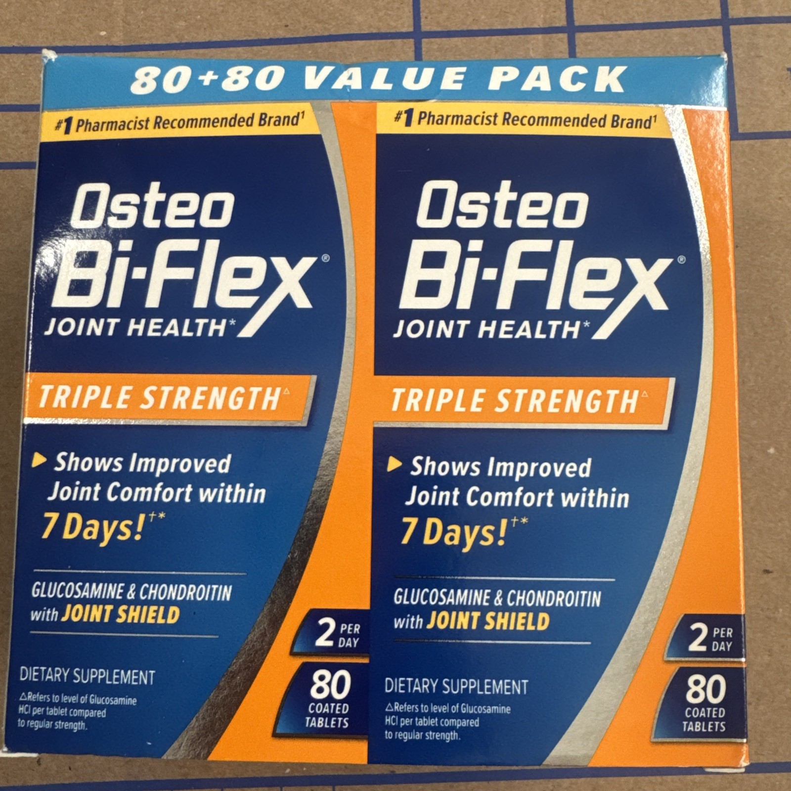 Osteo BiFlex Triple Strength Joint Health Coated Tablets - Twin Pack. Exp 1/28