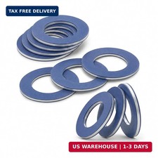 90430-12031 10PCS Oil Drain Plug Gasket Washer, Premium Aluminum Crush Washer