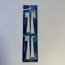 New Sealed Oral-B Pulsonic 3 Replacement Brush Heads+1 Precision Tip Head