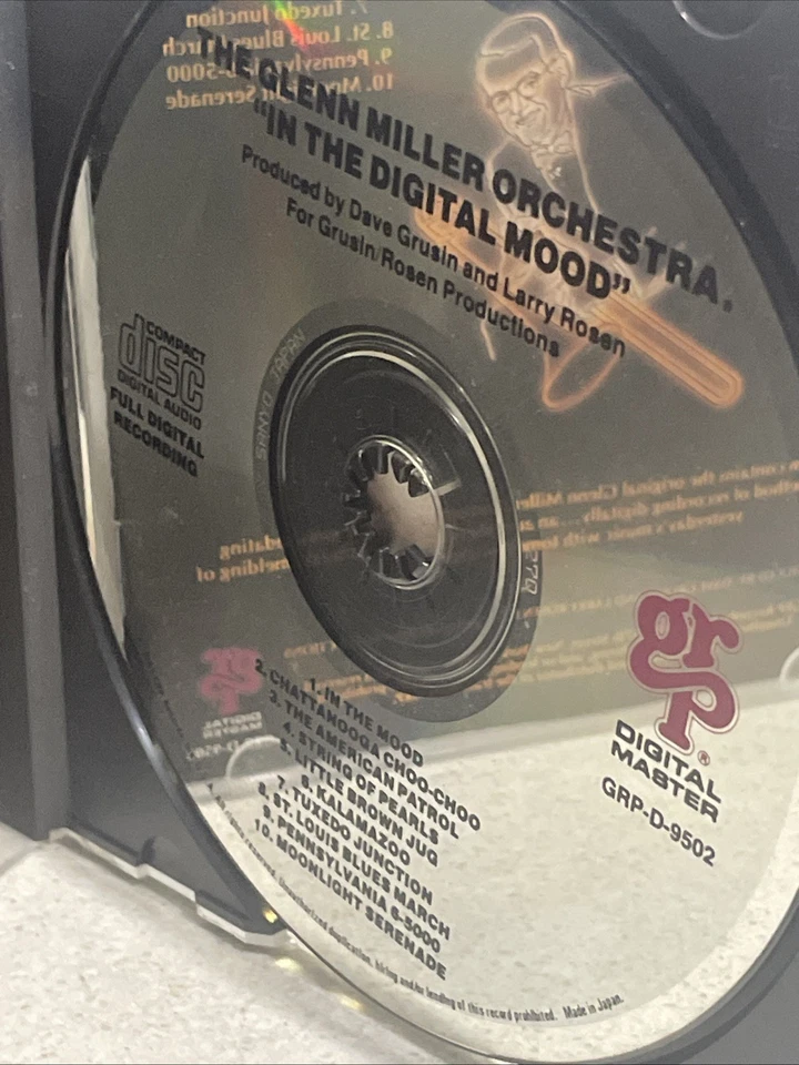 The Glenn Miller Orchestra In The Digital Mood CD 1983 GRP D 9502 Fast Post Foto 3 de 4