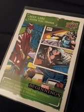 2022 UD Marvel Beginnings Deep Lore Weapons Plus #DLWP 13 Truett Hudson