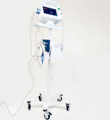 Welch Allyn Connex 6000 Vital Signs Monitor 65NTXX, NIBP, SPO2, Cuff and Stand