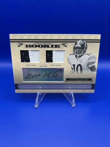 2006 Donruss Playoff National Treasure Santonio Holmes RPA /99 Steelers #10