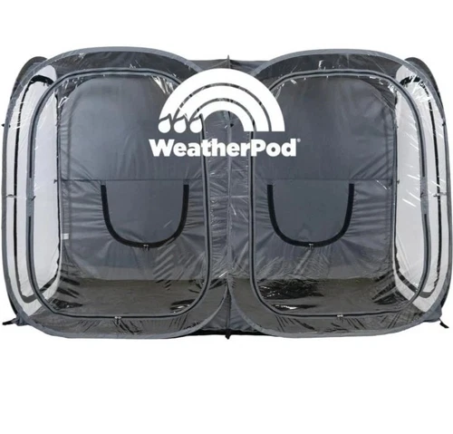 WeatherPod Sideline XXL PodSIDXXL Person Pop-Up Weather Pod Gray 