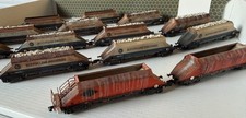 11 x Farish JGA wagons. Weathered. Buxton + RMC