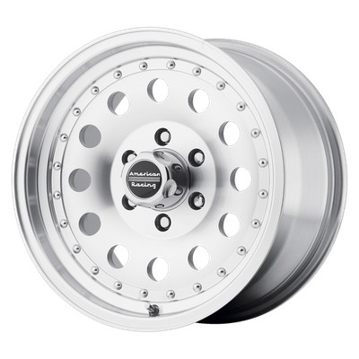 15x7 American Racing AR62 OUTLAW II Machined Wheel 5x4.75 (-6mm)