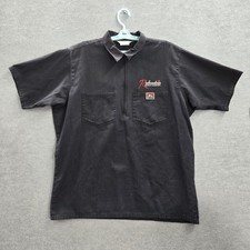 VINTAGE Ben Davis Men Button Up Shirt XL Rubenstein Supply Company Embroider 90s