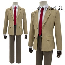 Death Note Anime Cosplay Costume Shirt Suits Outifts Halloween Men Comic Show