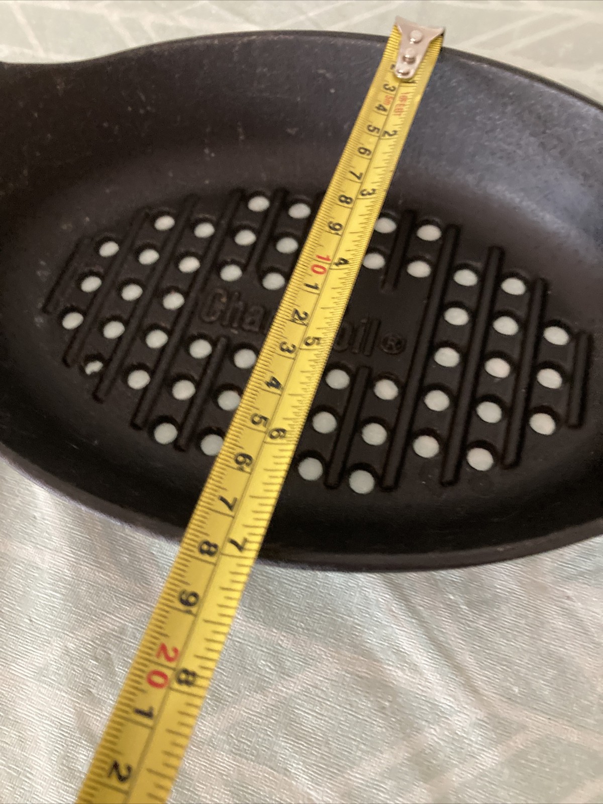 Char-Broil Oval Cast Iron Grilling Pan 12 1/4" x 6 1/2"