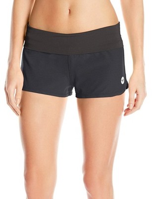 Roxy Women's Swimwear Boardshorts Polyester Anthracite Pull-on Black Size XXL