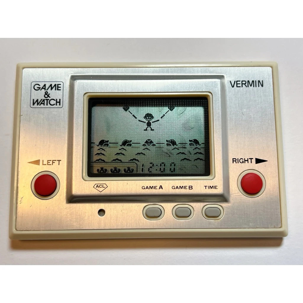 【ゲーム】ゲーム&ウォッチ バーミン NINTENDO GAME AND & and WATCH Vermin 1980 Direct From Japan Very
