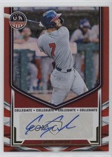 2025 Panini Stars and Stripes Red 85/99 Gavin Grahovac #NTS-GG Auto 0j81