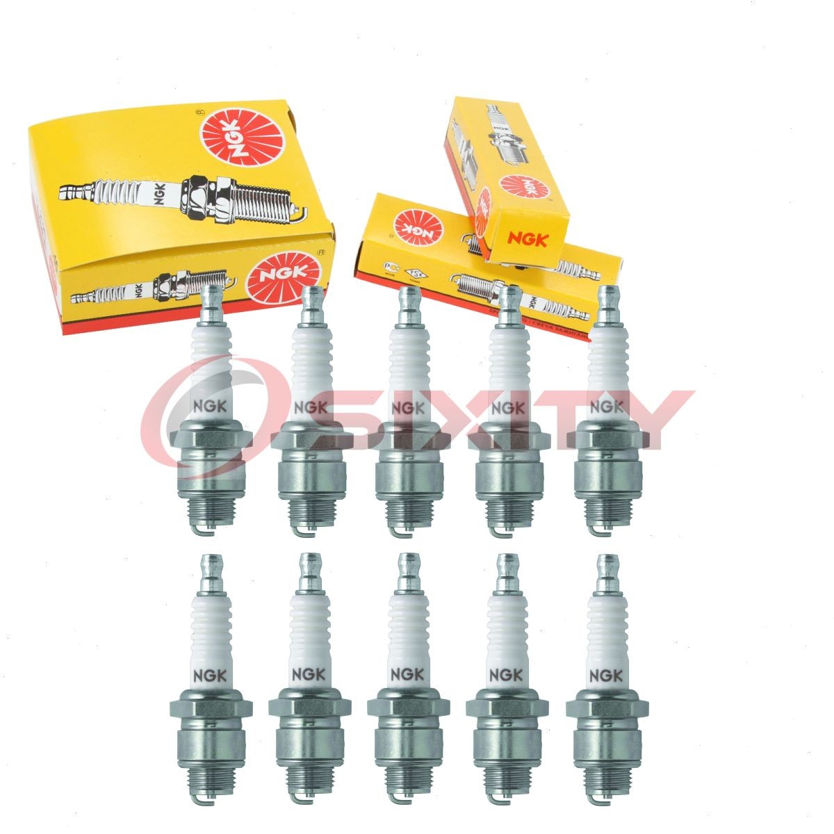10 pc NGK 3710 B7S Standard Spark Plugs for W5EC W4E2 W22S-U W22S UJ81J ff