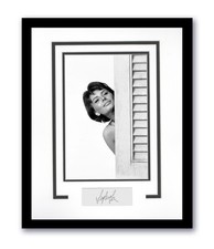 Sophia Loren Autographed Signed 11x14 Framed Photo Houseboat ACOA