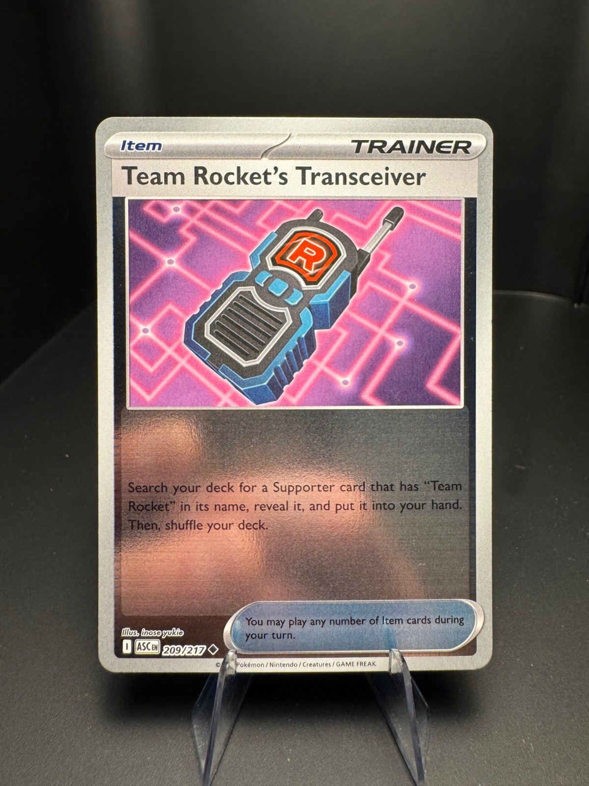 Team Rocket's Transceiver - Reverse Holo Uncommon ME: Ascended Heroes 209/217 NM