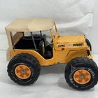 Vintage Tonka Dune Buggy Jeep Canopy Orange Pressed Steel 1970s