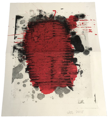 Christopher Wool 2018 Offset Lithograph Untitled for W Magazine Signed 16''x12.75