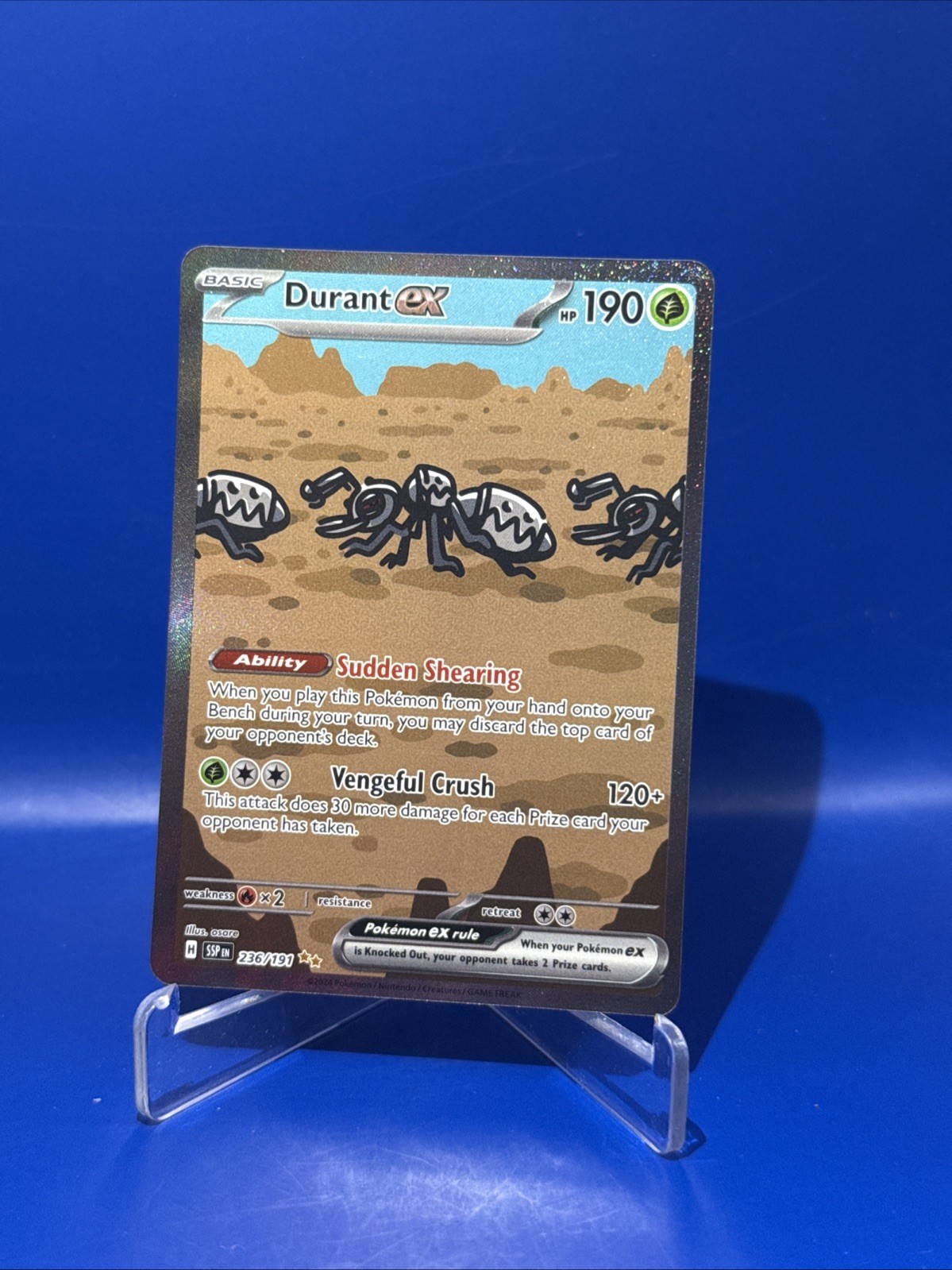Durant ex 236/191 Sv08: Surging Sparks Holo