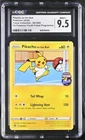 CGC 9.5 PIKACHU ON THE BALL 001 FUTSAL COLLECTION POKEMON MINT +