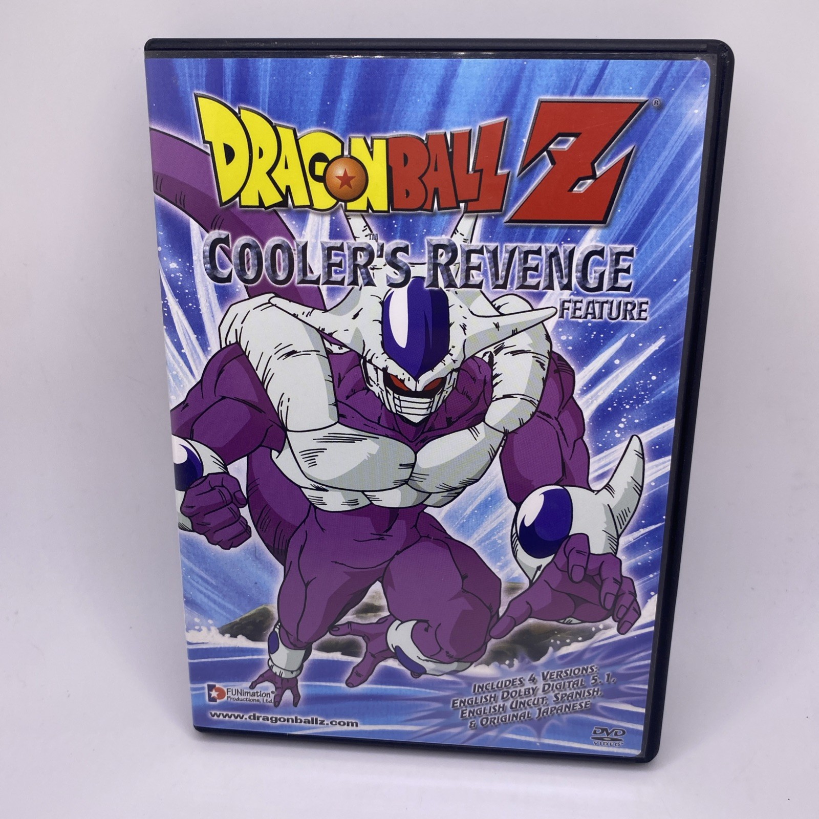 Dragon Ball Z DBZ The Movie Coolers Revenge DVD 2002 Uncut & Edited Edition