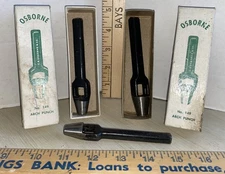 3 Osborne & Co. Arch Punch  - Size 7/16"  W/Box And 3/8” W/Box  5/16” No Box