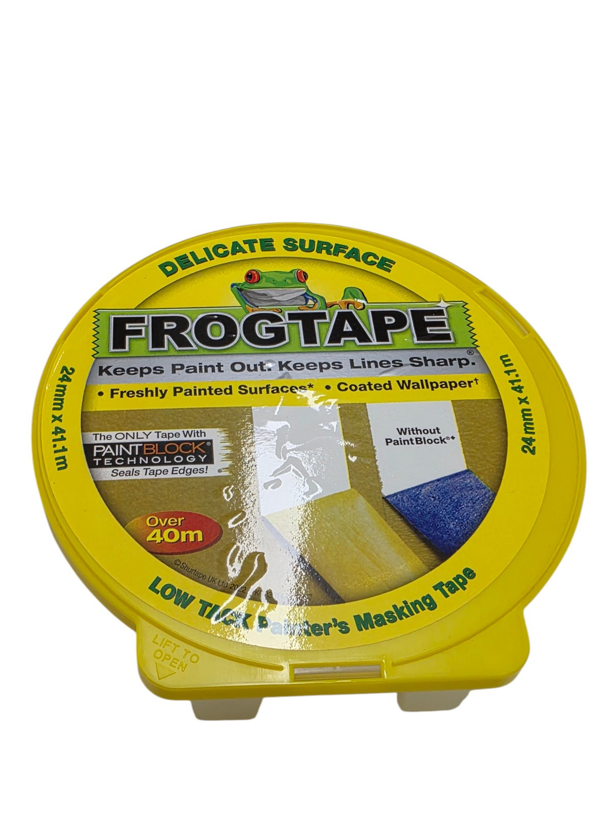 Frog Tape Yellow Delicate Surface Decorating Painters Masking Tape 24mm x 41.1m