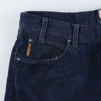 Vintage 80'S-90'S Giorgio Armani Jeans wide-ribbed corduroy pants