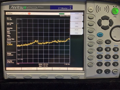 Anritsu MT8222A BTS Master 100 kHz -4 Ghz Vna 7.1 GHz Handheld Spectrum Analyzer - Picture 2 of 22