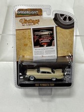 Greenlight 1957 Plymouth Fury-Vintage Ad Cars -New and Sealed(Limited Edition)