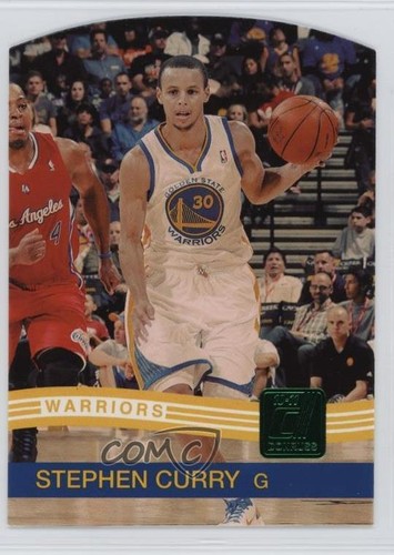 Stephen Curry [Emerald Die Cut] #189 2010 Donruss card
