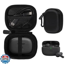 CaseSack Case for JBL Vibe Beam True Wireless Noise Cancelling Earbuds (Black