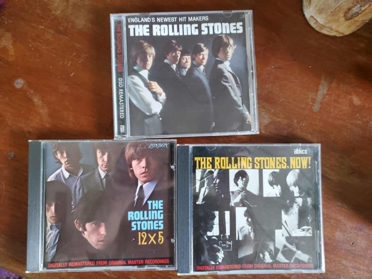 Rolling Stones 1st 3 releases - CDs Hitmakers/12x5/Now - free shipping