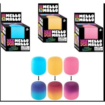 Mellojoy Stress Relief Toy Lサイズ　x6 Peach -NeeDoh Mello Mallo Squishy Authentic Color Changing