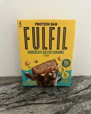 Protein Bars Chocolate Salted Caramel 15g Protein 1g Sugar 2g Net Carbs 4 Count