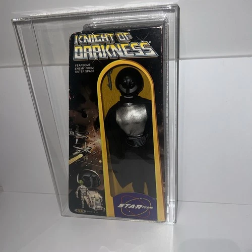 Vintage 1977 Ideal Star Team Knight of Darkness Action Figure CAS Graded 75 🔥