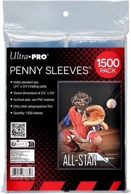 1500 Count Ultra PRO 2.5'' x 3.5'' Penny Sleeves Standard - Pokemon, Magic, Sports