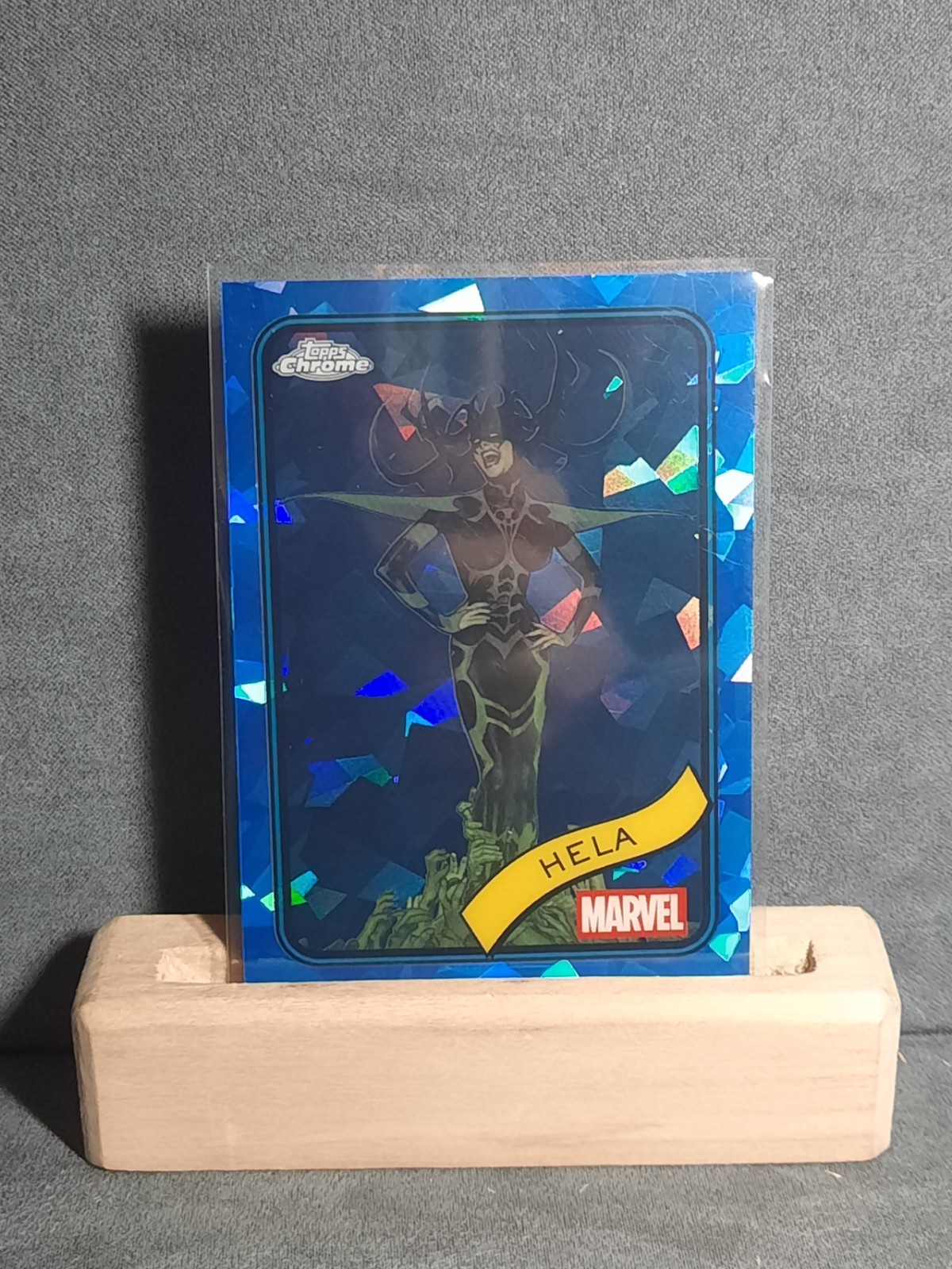2025 Topps Chrome Marvel Sapphire Hela #79 Near Mint