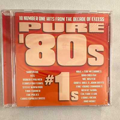 Hip-O Records Pure '80s #1s Various Artists Pop Rock Compilation SEALED