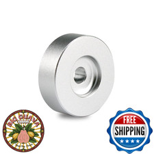 Dufray 45 RPM Record Adapter 7 Inch Vinyl Record Solid Aluminum Dome 45 Adapter