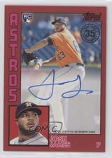 2019 Topps 1984 Baseball Rookies Red 9/25 Josh James #84R-JJ Auto 06iv