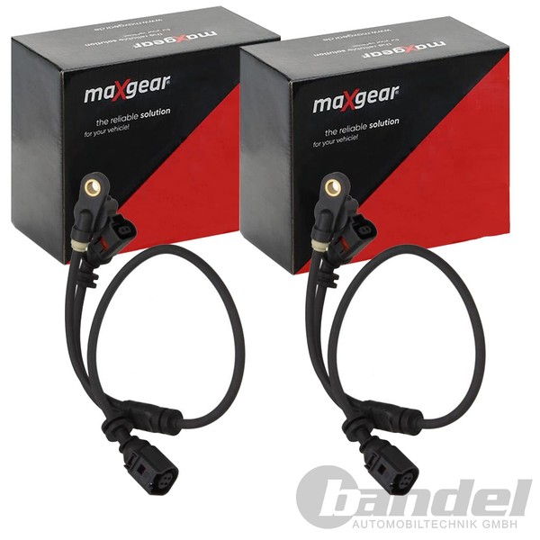 2X Maxgear ABS-SENSOREN Vorne Passend FÜR Ford Galaxy Seat Alhambra VW Sharan-image
