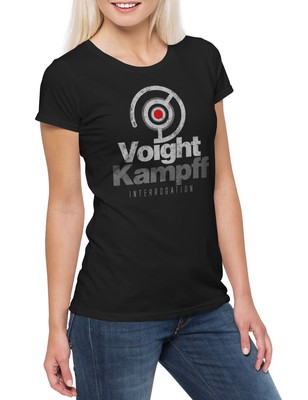 Voigt Kampff Interrogation Damen T-Shirt LAPD Blade Tyrell Runner Logo