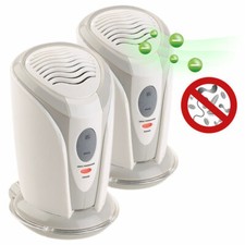 newgen medicals 2er-Set Mini-Ionisator & Luftreiniger für Auto, Schränke & Co.