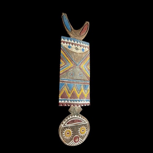 Afrikanische Kunst Bobo Völker, Bwa Planke Eule Maske Stammesgesichtsmaske Holz Hand-G1112 - Bild 15 von 24