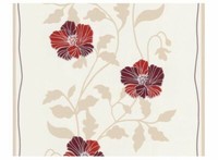 A.S. CréAtion Tapete Vlies Avenzio 2670-16 Beige Creme Rot Braun Stylisch Floral