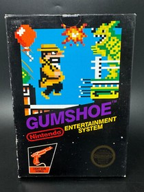 Gumshoe (Nintendo NES) *CIB - STICKER SEAL - CIRCLE SoQ - 5 SCREW - TESTED*