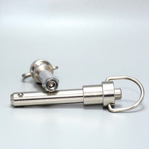5mm Dia Lock Pin Plug Steel Bolt Ball Quick Release Pin Head W/ring ...
