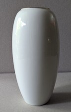 Porzellanvase, weiss mit Goldrand, Selb Bavaria Heinrich