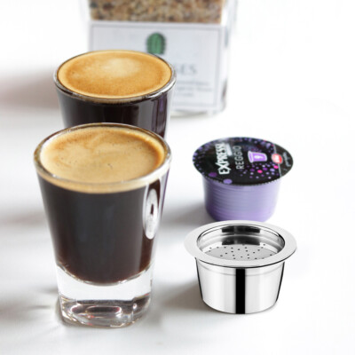 iCafilas Stainless Steel Coffee Pod & Tamper For KFEE 5P40 Tch-ibo Cafissi-mo